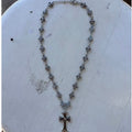 Chrome Crossed Necklace