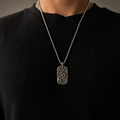 Viking Pendant with Silver Chain