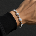Iced Pear Cut Bracelet