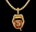 Iced Out Mouth Pendent