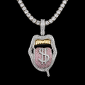 Iced Out Mouth Pendent