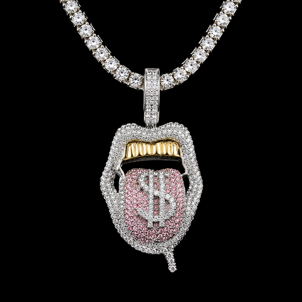 Iced Out Mouth Pendent
