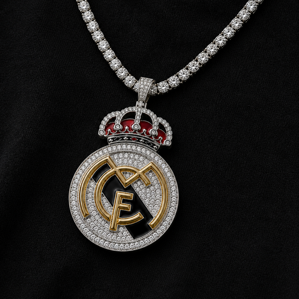 Iced Out Real Madrid Badge