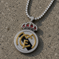 Iced Out Real Madrid Badge