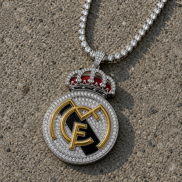 Iced Out Real Madrid Badge