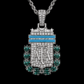 Iced out Argentina Futbal Embelm
