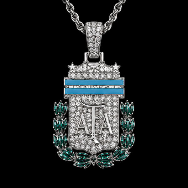 Iced out Argentina Futbal Emblem