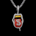 Iced Out Mouth Pendent