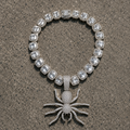 Iced Spider Pendent + Chain