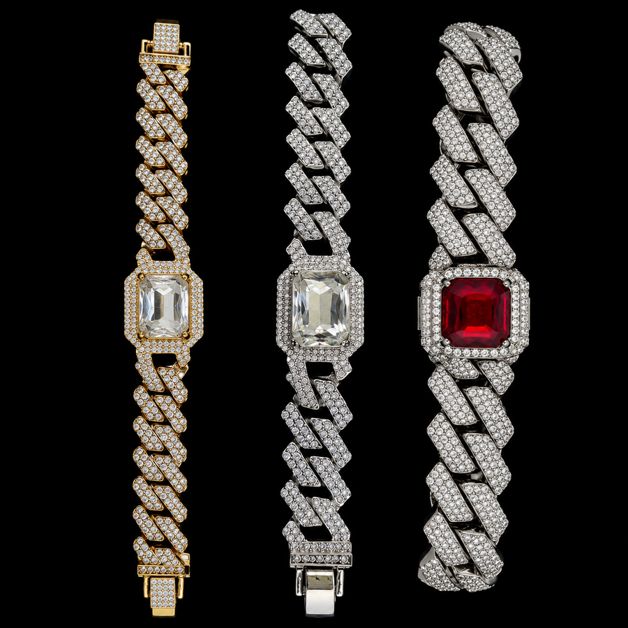 Iced Cuban linked Bracelets