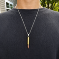 Bullet Pendant Necklace