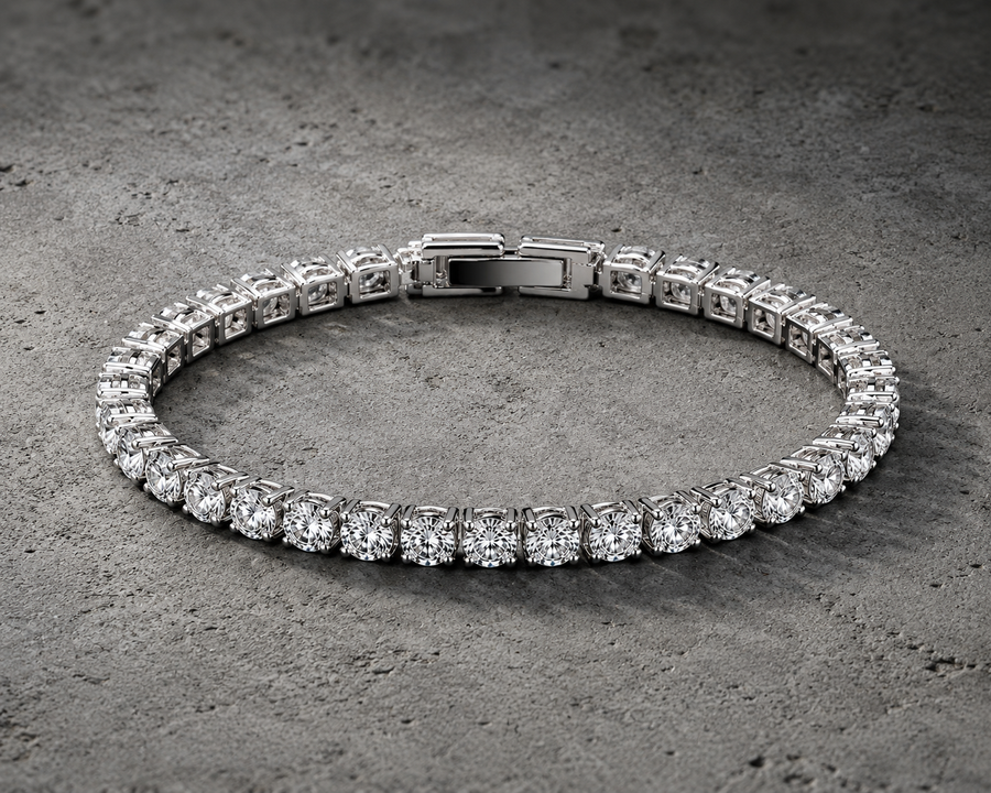 Classic Iced Tennis Bracelet