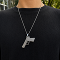 Gun Pendant Necklace