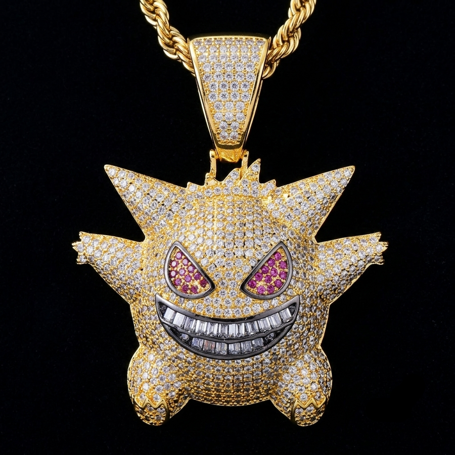 Iced Out Gengar Pendent