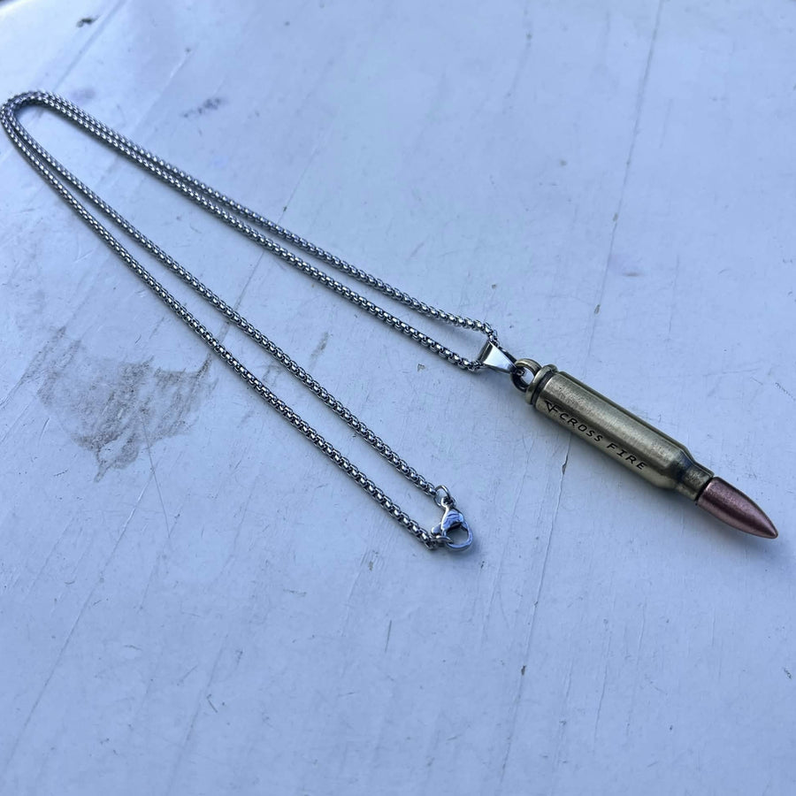 Bullet Pendant Necklace