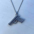 Gun Pendant Necklace