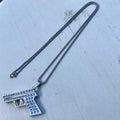 Gun Pendant Necklace