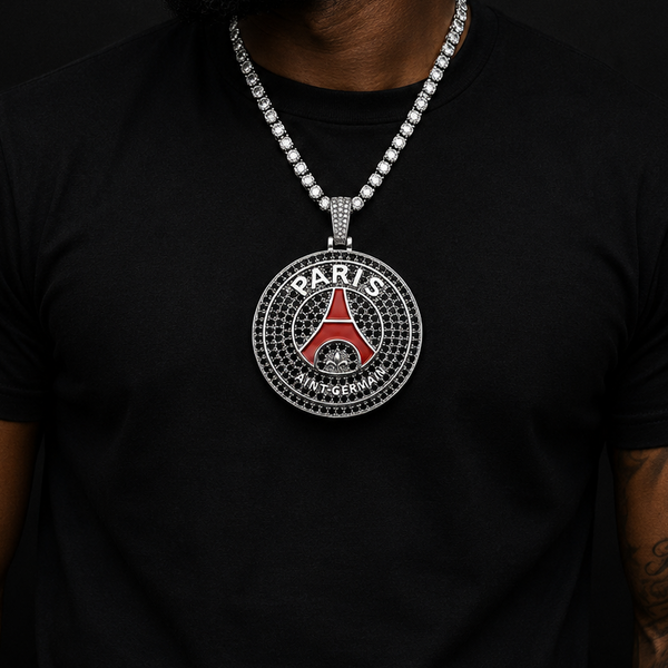 Iced Out Paris Saint German Badge