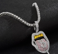 Iced Out Mouth Pendent